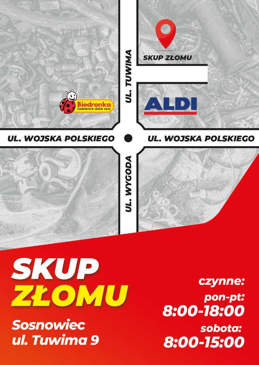 SKUP ZŁOMU stalowego kolorowego , odbiór złomu własnym transportem!