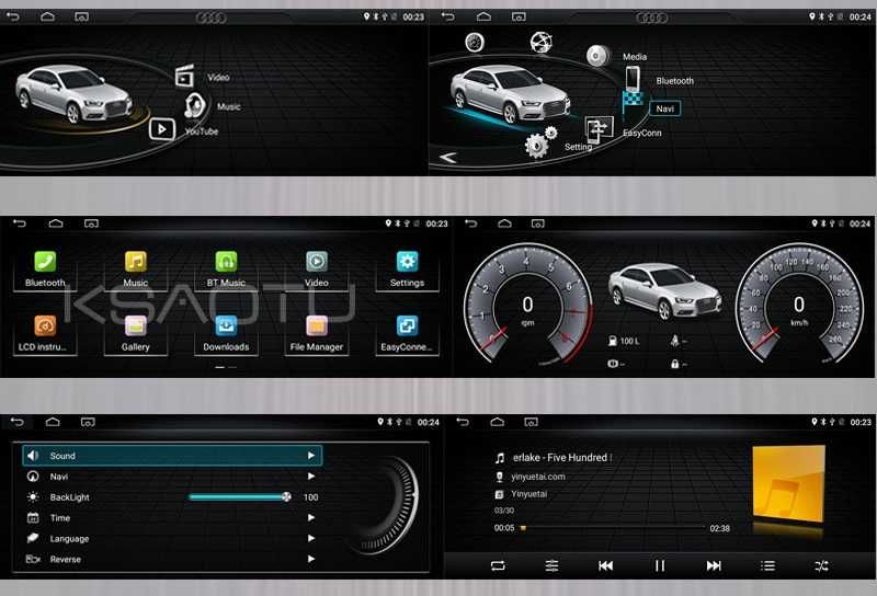 Radio DAB+ Opcja CarPlay Android GPS WiFi 4G USB MP3 MP4 Audi Q5 A4 A5