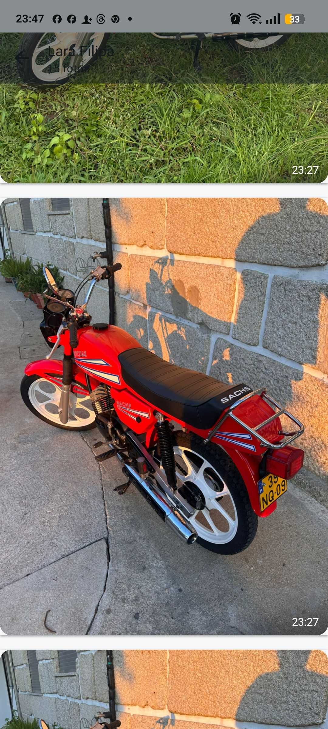 Vendo Sachs motozaki restaurada