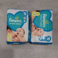 Pampersy Pampers Active Baby 1 , 2 paczki 86 sztuk