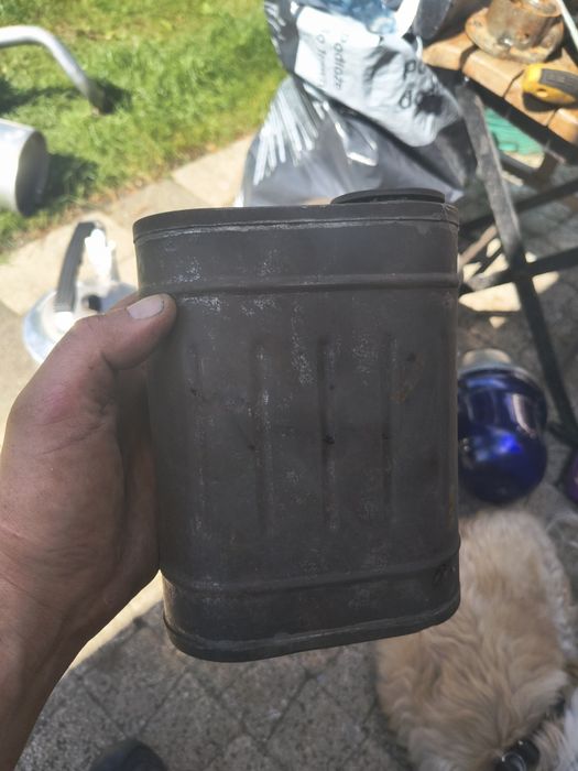 Puszka bańka karnisterna olej i tp. PRL