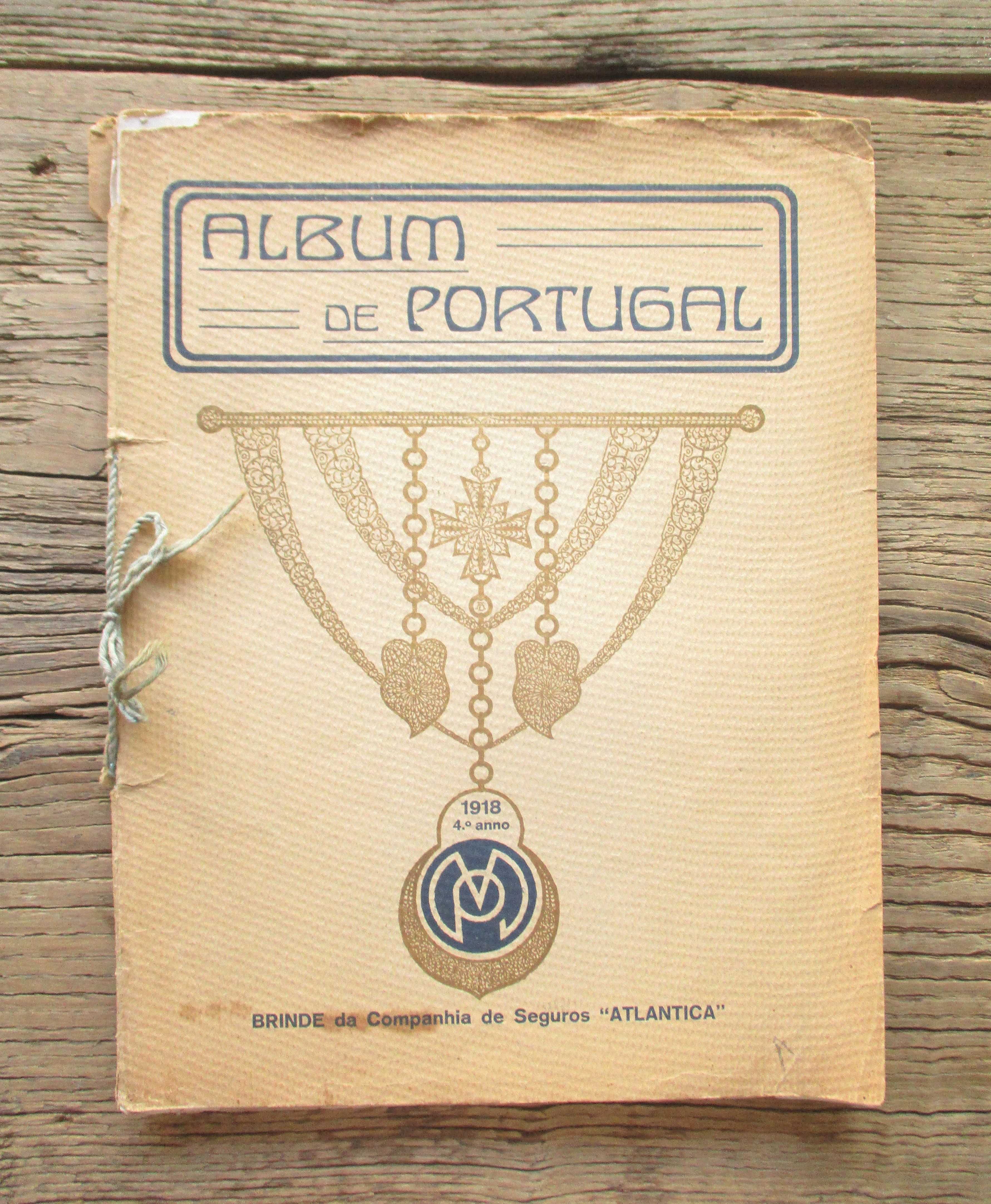 Raro Album de Portugal 1918 Companhia de Seguros Atlantica