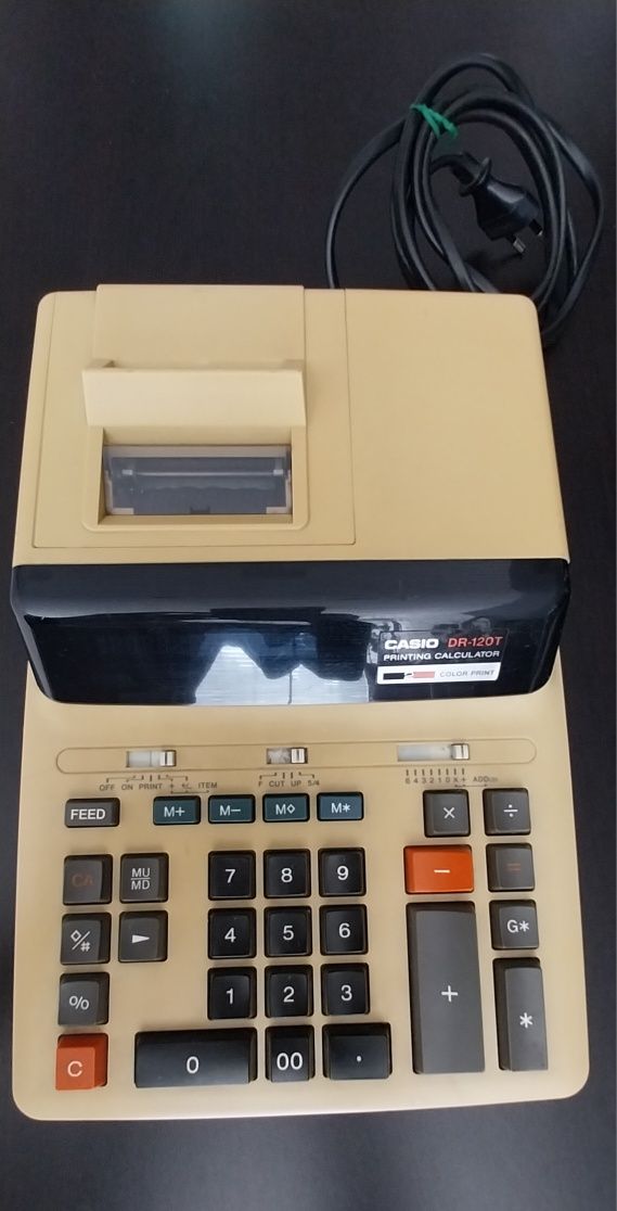 Vintage - Calculadora Casio DR-120T