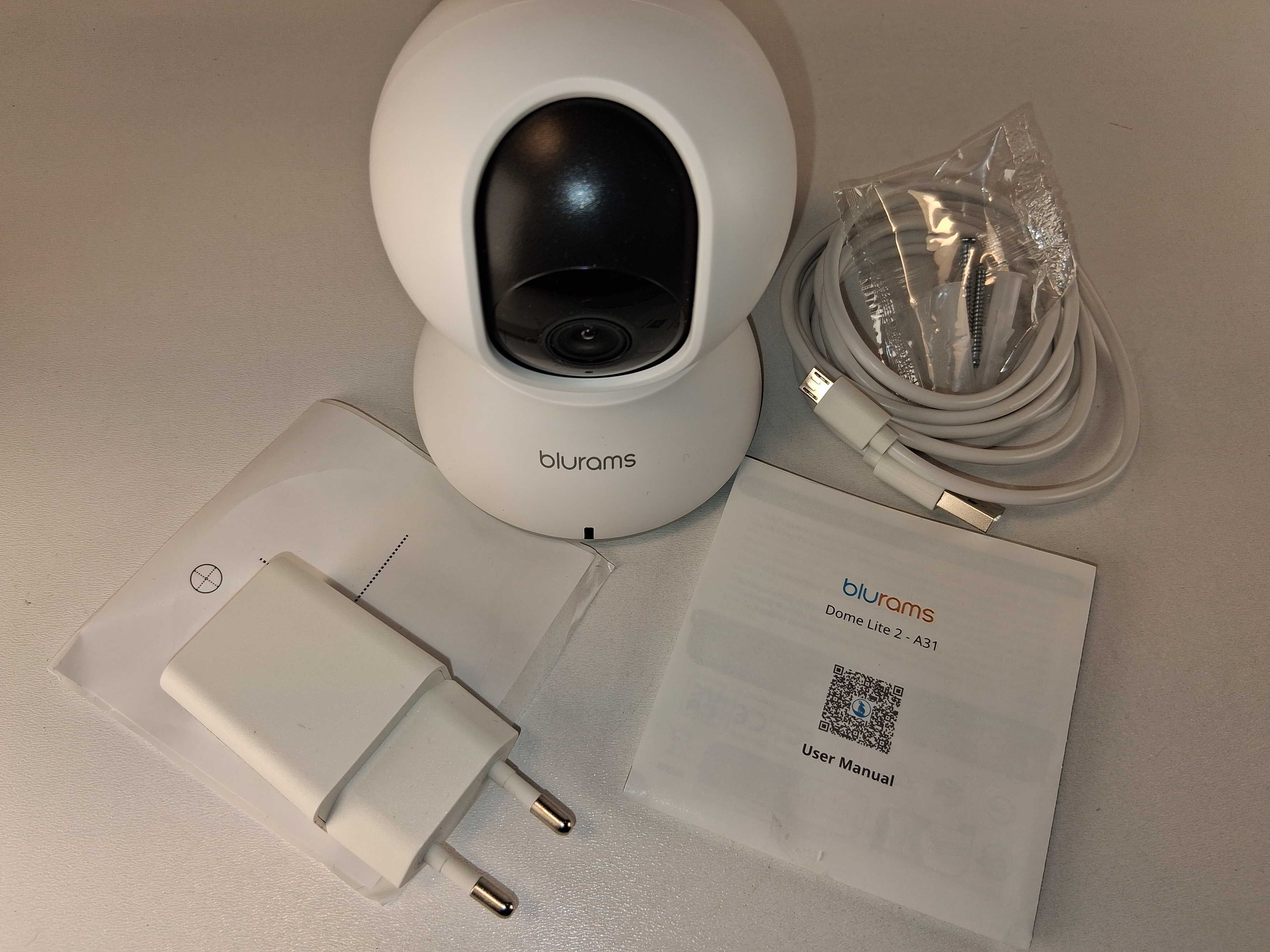 E043 Kamera Bluarams Dome Lite 2 A31 Smart Pan-Tilt Monitoring