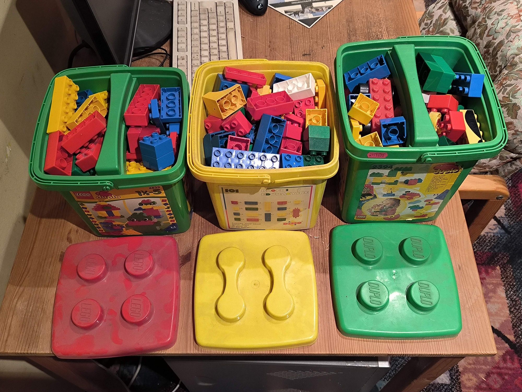 Zestaw klocków LEGO Duplo klocki komplet dla dzieci wiaderko wiadro