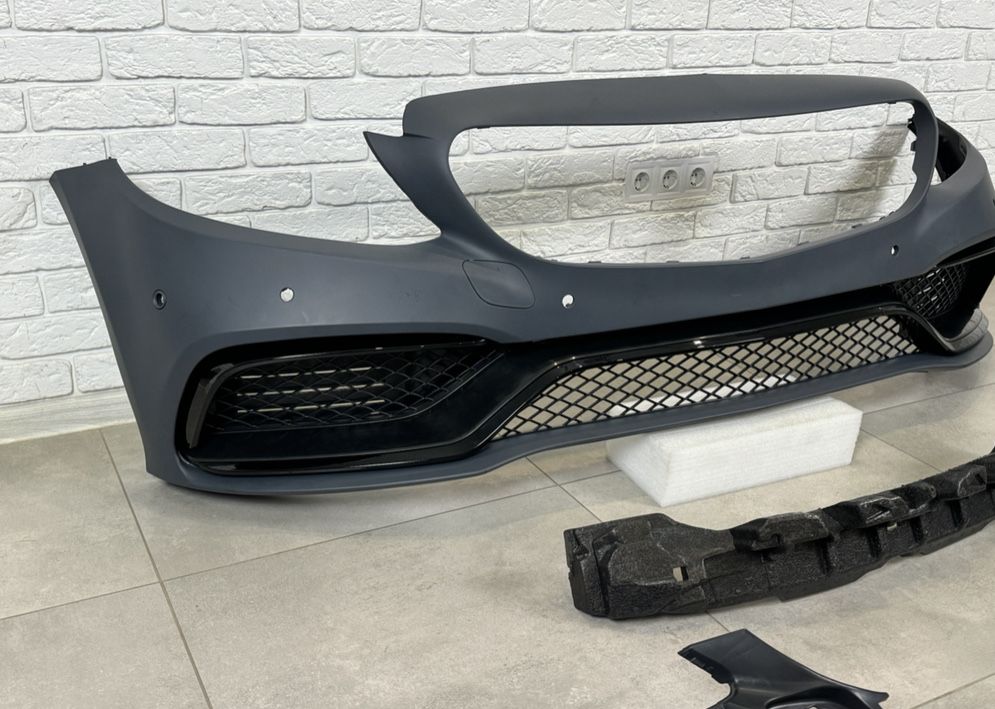 Бампер в сборе стиль AMG C63 Mercedes C-class W205 2014-2018