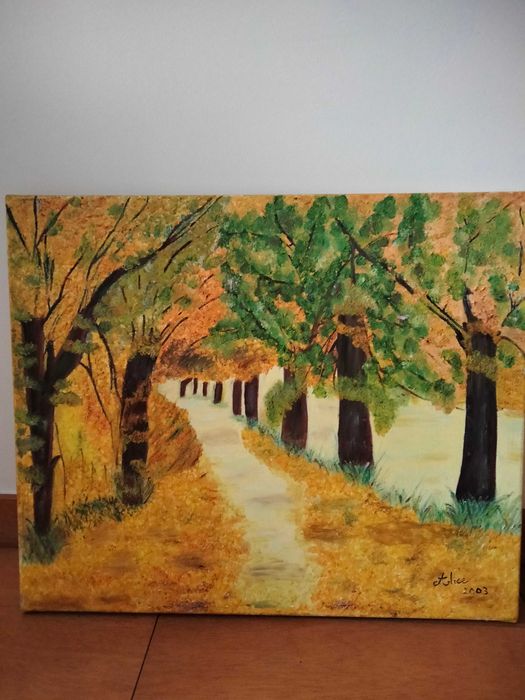 Tela pintada à mão