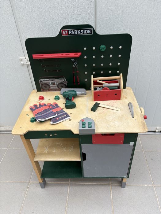 Bancada ferramentas infantil parkside