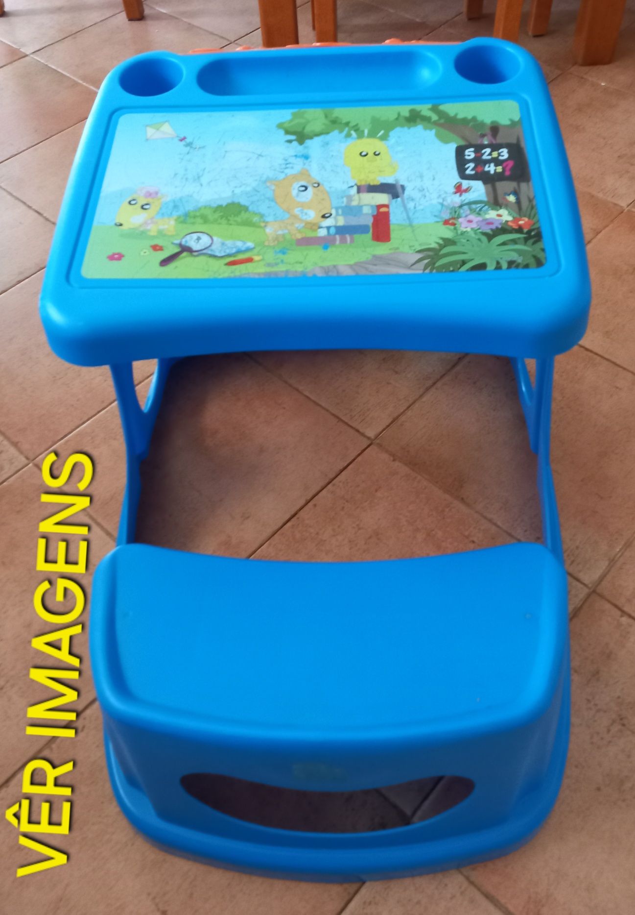 SECRETÁRIA PVC PRA CRIANÇA BRINCAR.Quarto,Casa,Sala,Cozinha,Infantário