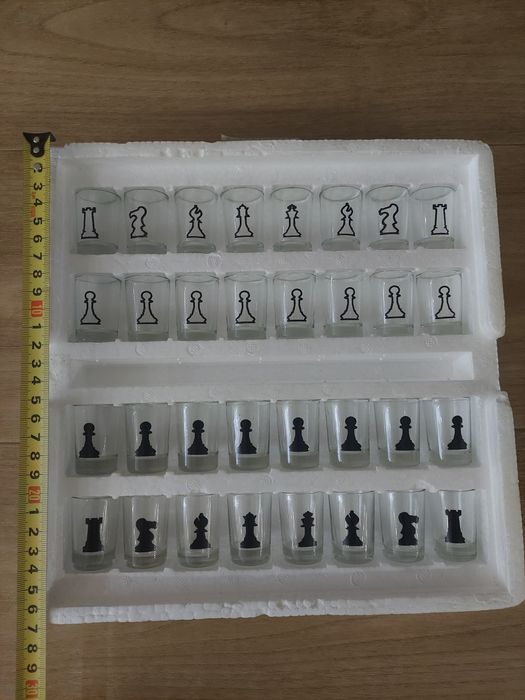 Шахмати скляні(чарки)