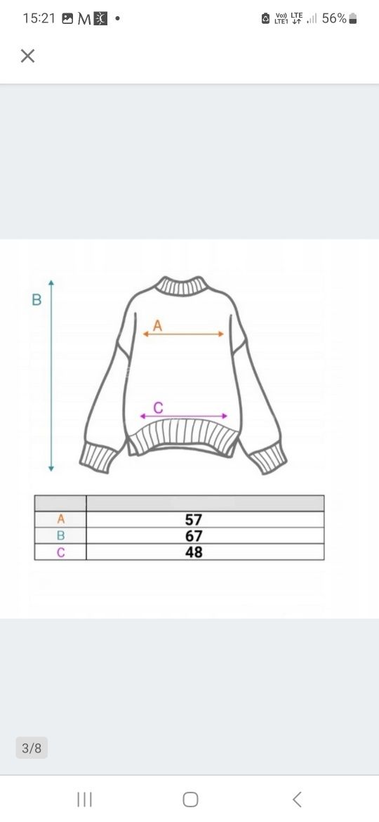 Sweterek oversize z perełkami