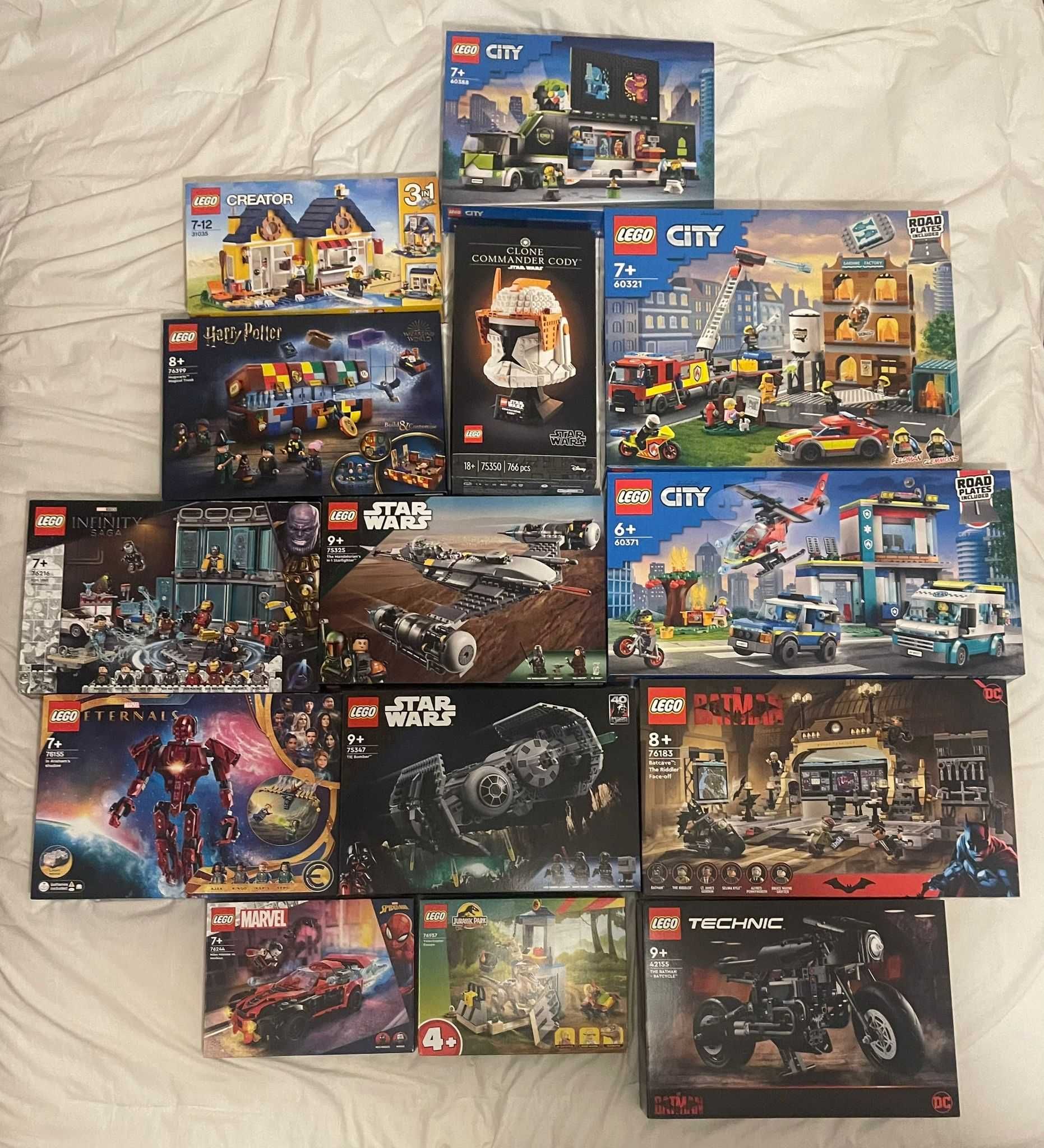 Lego City Friends Disney Star Wars  Creator Thecnic Marvel... NOVOS