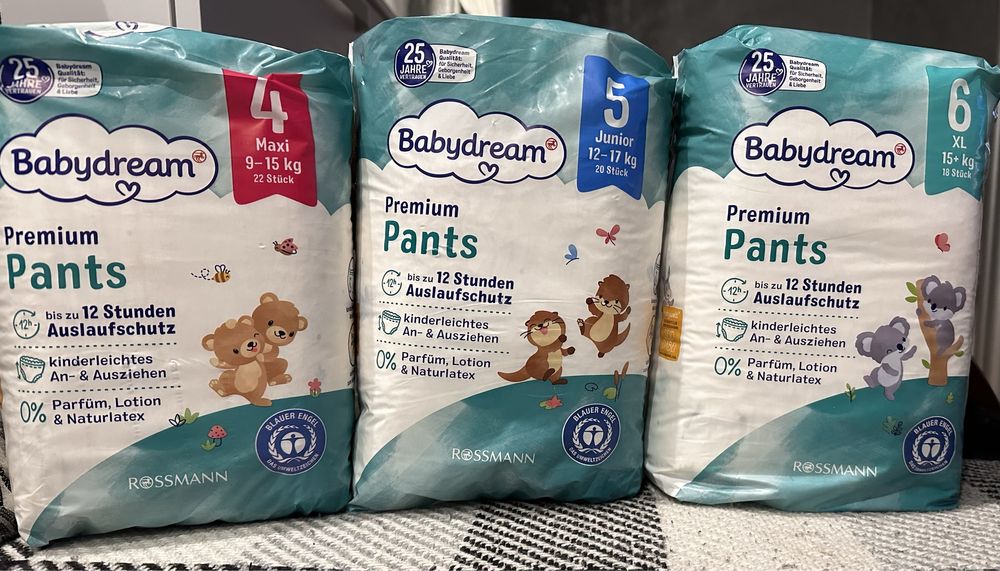 Підгузки трусики bebydream 4, 5 та 6