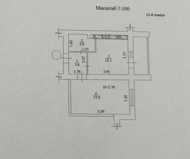 D1X  Продам 1 кімнатну квартиру новобудова Левада-1