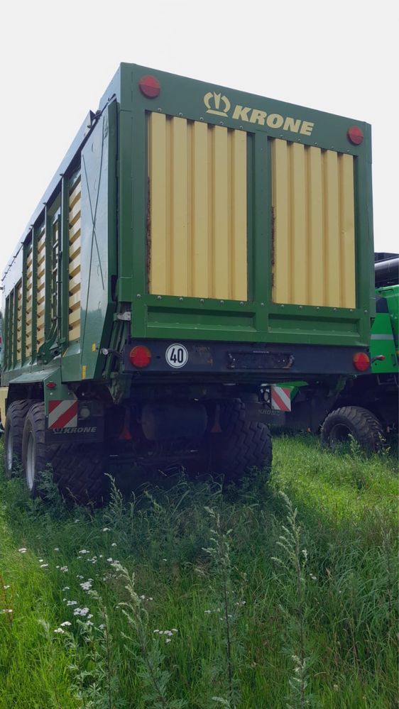 Przyczepa samozbierajaca krone zx 430 gd nie strautmann pottinger