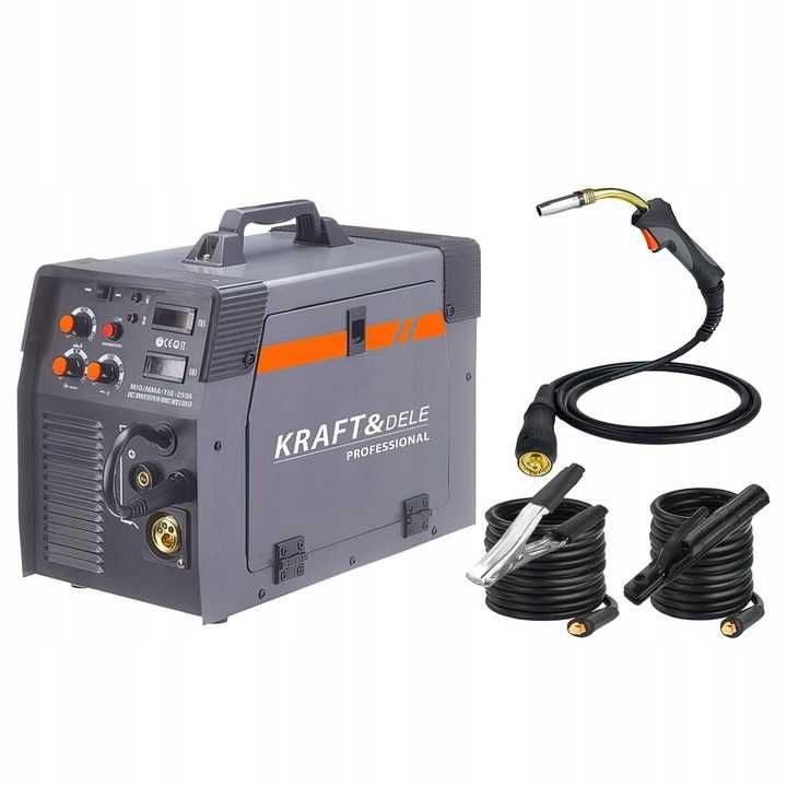 Spawarka Inwertorowa Migomat 40-250A 230V 4w1 MIG/MAG MMA TIG Sklep