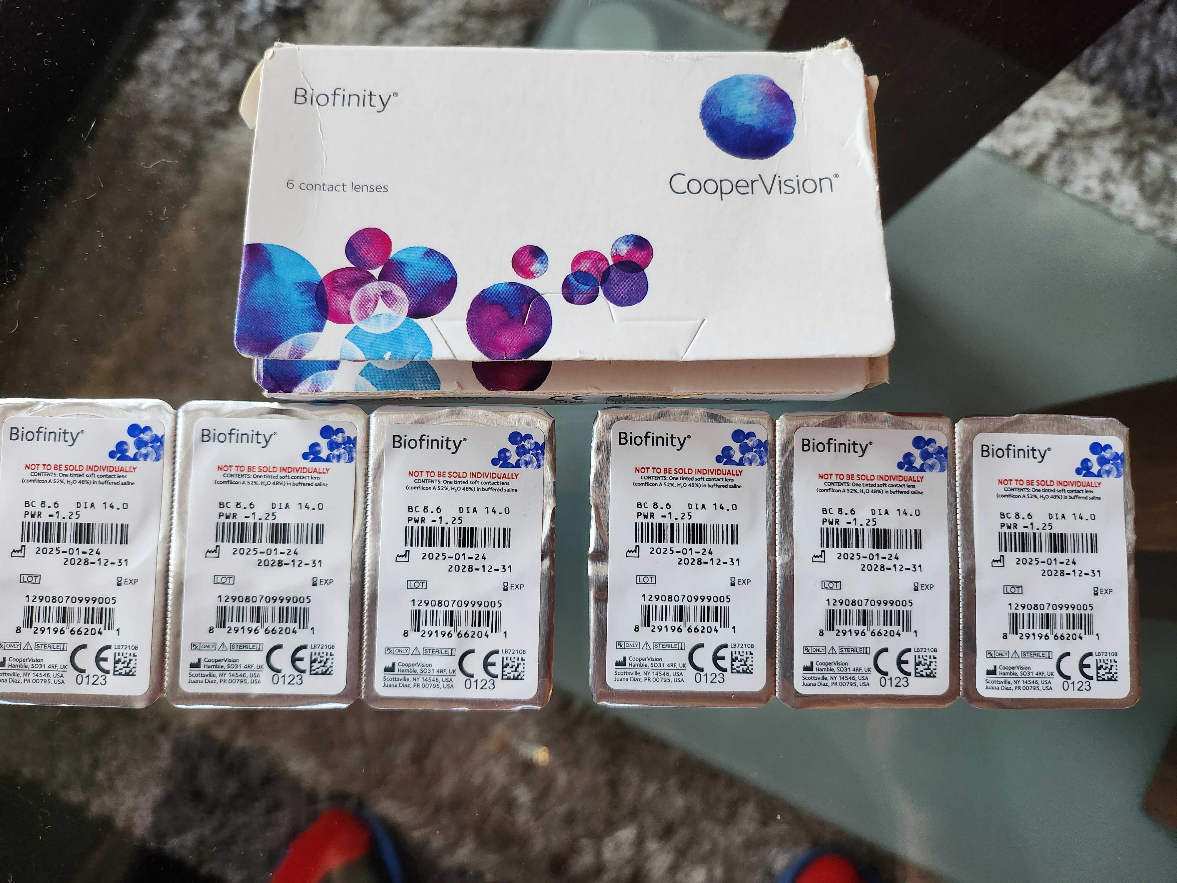 Soczewki kontaktowe CooperVision Biofinity