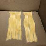 Włosy naturalne,Bio taśmy jasny blond