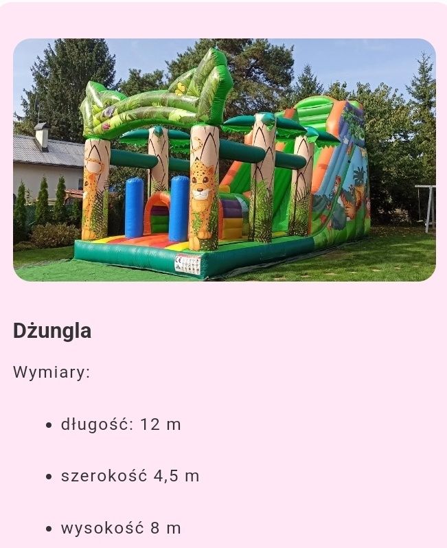 Dmuchańce Dmuchane Zamki i Zjeżdżalnie Dmuchaniec  Wynajem DMUCHAŃCOW