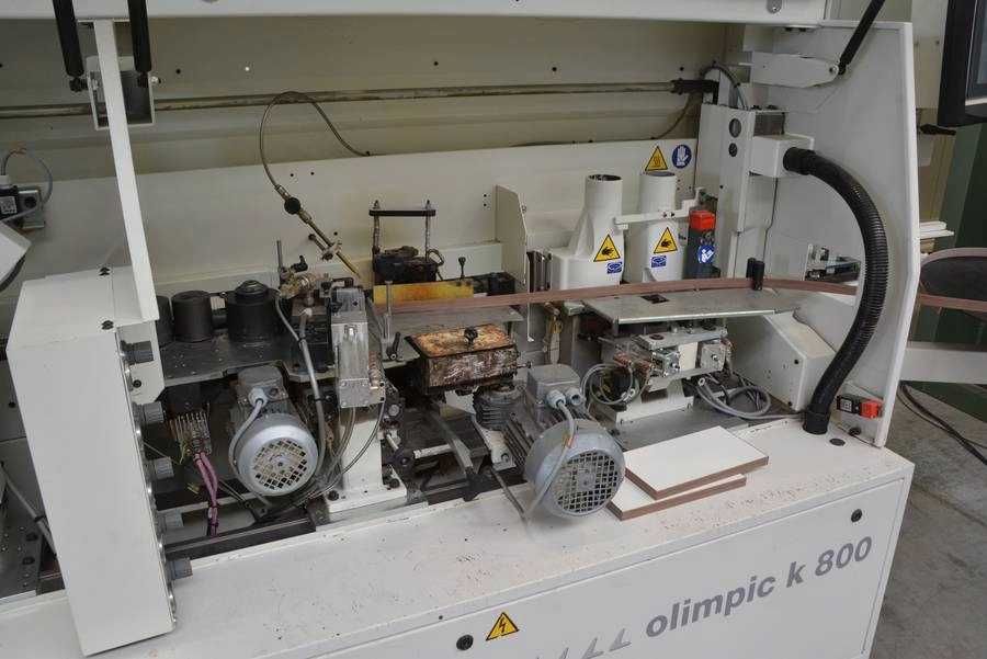 Okleiniarka SCM K800 - frezowanie wstępne