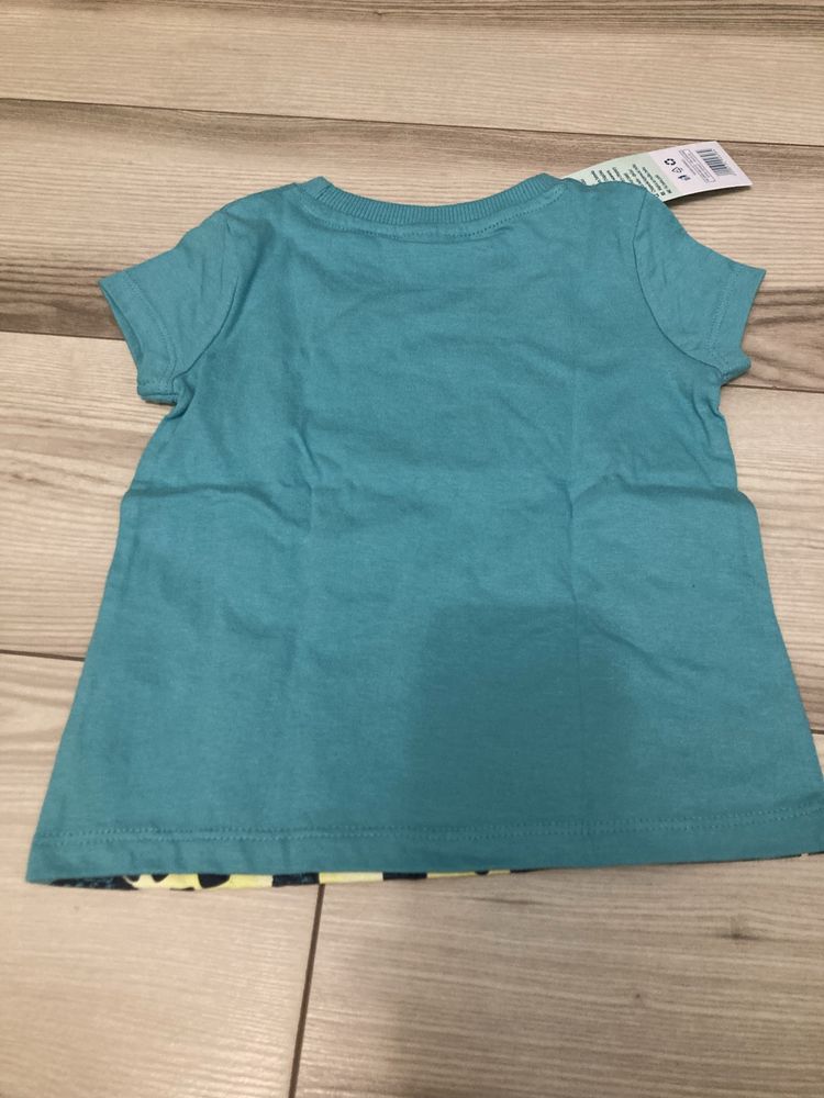 Koszulka t-shirt z zyrafą safari nowa z metką r.80