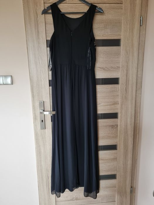 Sukienka czarna dluga maxi Gianni Bini