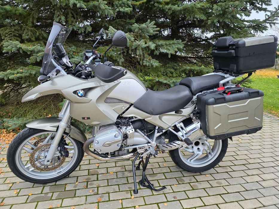 BMW GS R1200GS zadbany kufry