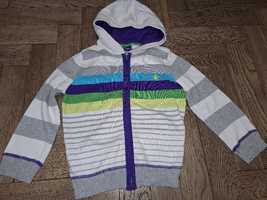 Sweterek z kapturem dla dziecka 98/104 na suwak Cherokee