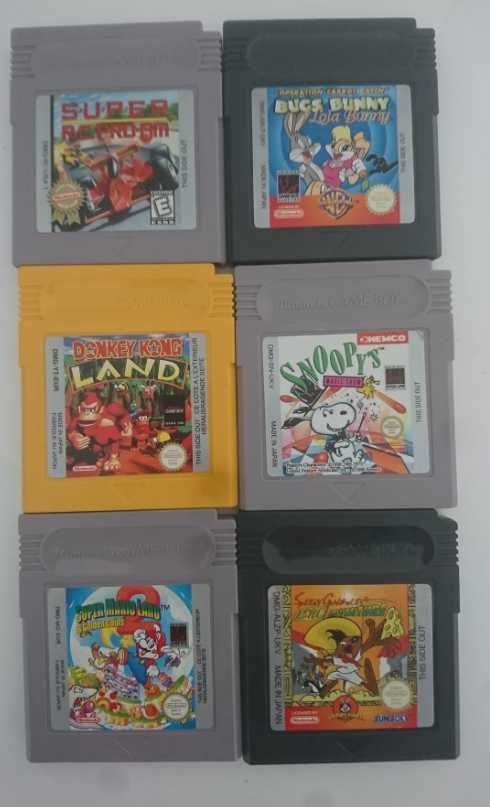 6 jogos para Gameboy