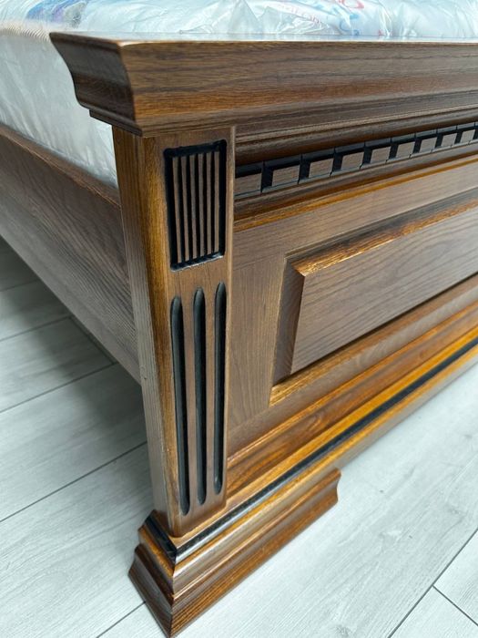 Ліжко Дуб 160х200, спальня Двохспальне Ліжко