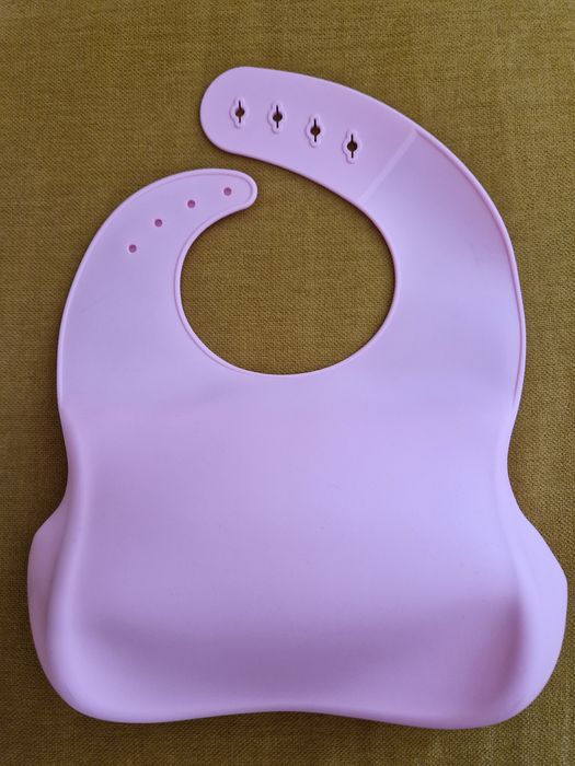 Jukki śliniak silikonowy różowy