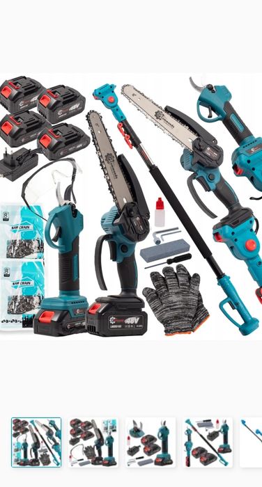 Sekator i piła akumulatorowa na wysięgniku xxxl  4x akuk