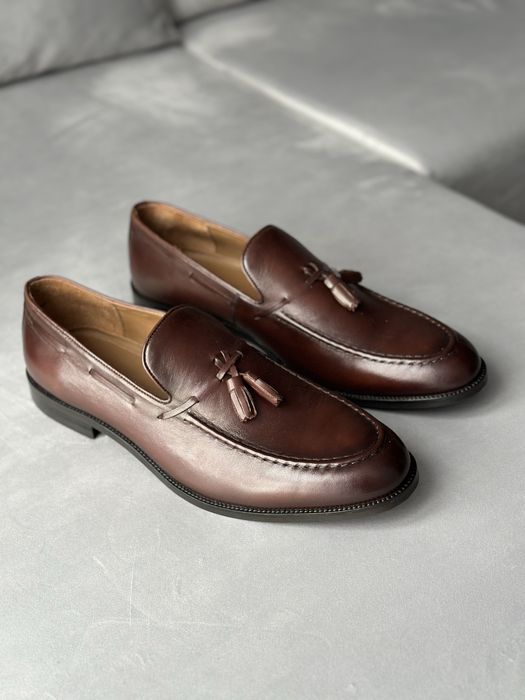 Лофери чоловічі шкіряні, розмір 40,46