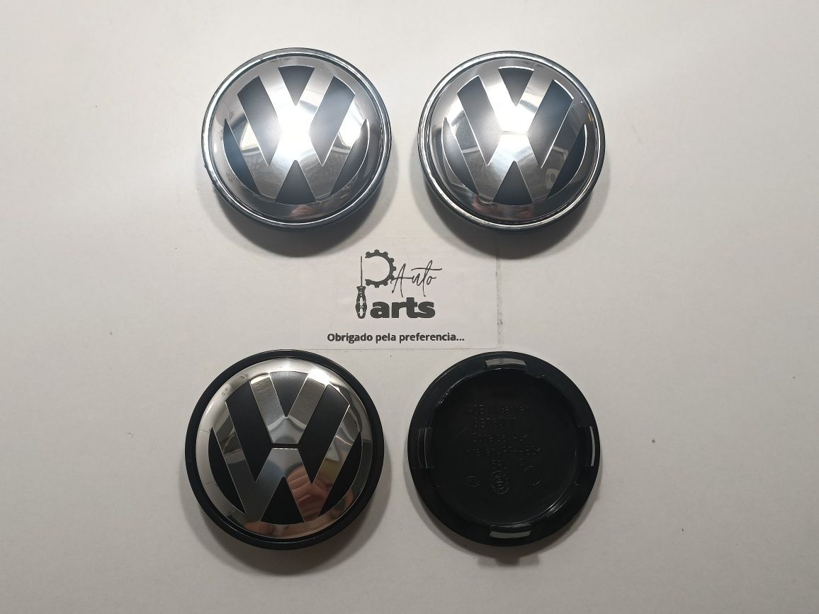 Conjunto 4 centros jante Volkswagen 65mm