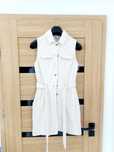 Damska jeansowa kremowa sukienka z paskiem roz S 10 36 38 Reserved
