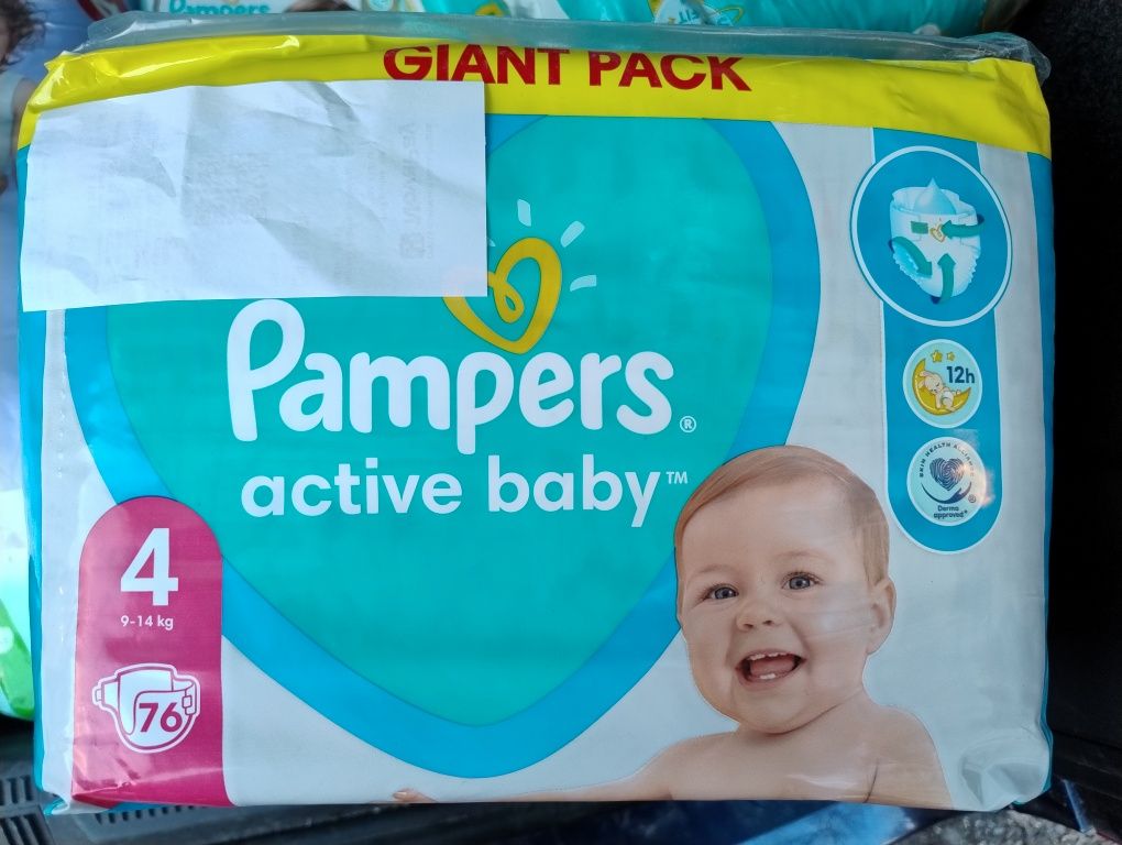 Підгузники Pampers 4, 76 шт. 9-14 кг.