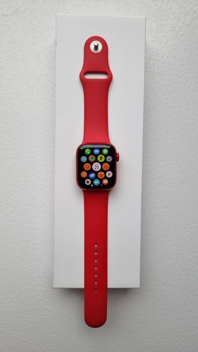 Nowy Smartwatch Apple Watch Series 9 41mm RED – ZAFOLIOWANY!