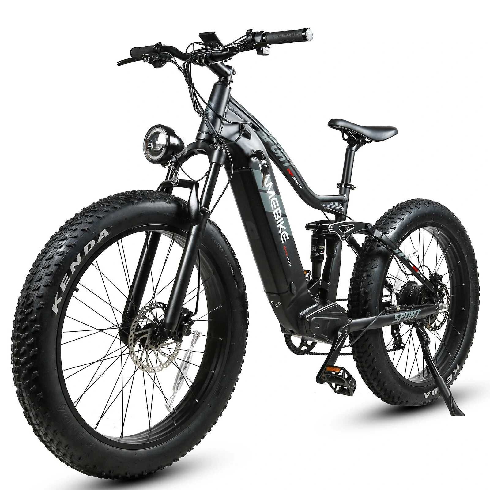 SAMEBIKE RSA08 elektryczny fat bike mtb górski 26' 750W 17Ah 120KM