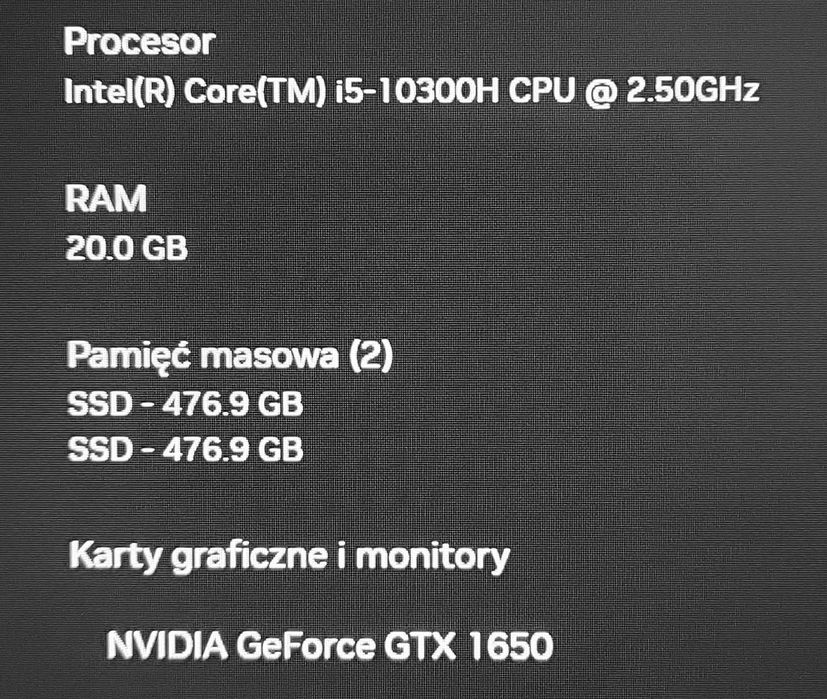 Asus TUF Gaming =15,6" IPS 144Hz= 20GB SSD1TB