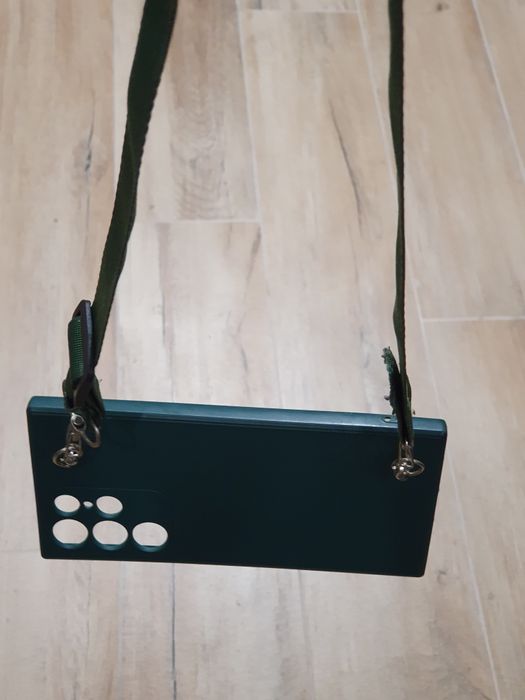 Case etui pokrowiec S22 ULTRA samsung butelkowa zieleń