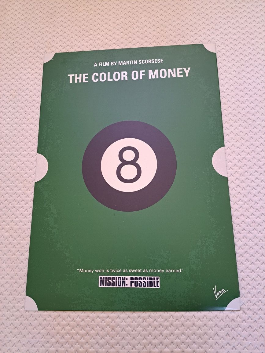 Displate: The Color of Money roz. L 48x67 METLOWY PLAKAT