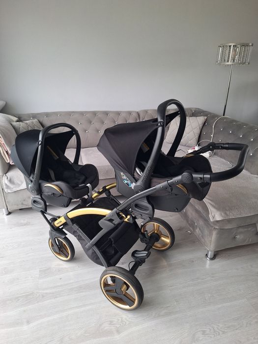 Wozek 3w1 4w1 junama diamond duo blizniaczy bliźniakow rok po roku pod