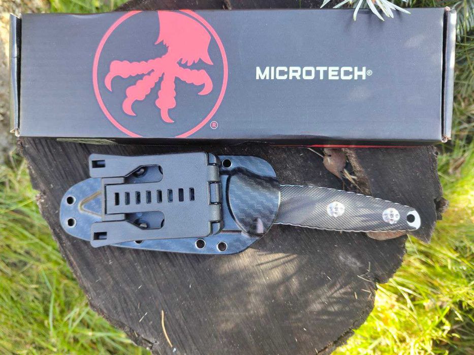 Брелок EDC компактний фіксед Microtech Socom Alpha Mini Warcom Black