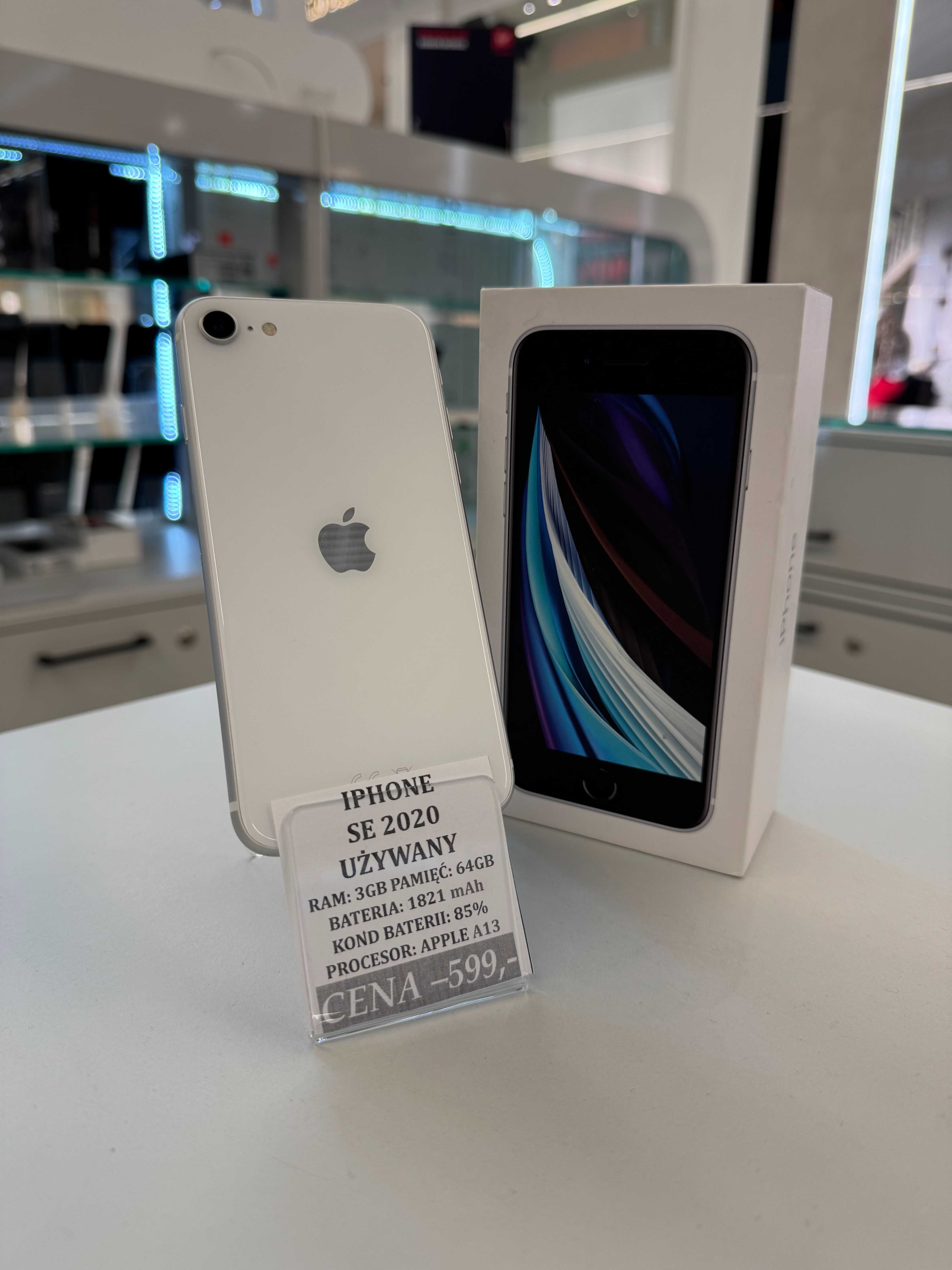 iPhone SE 2020 64GB Bat 86% Topcase Vivo *Raty 0%*