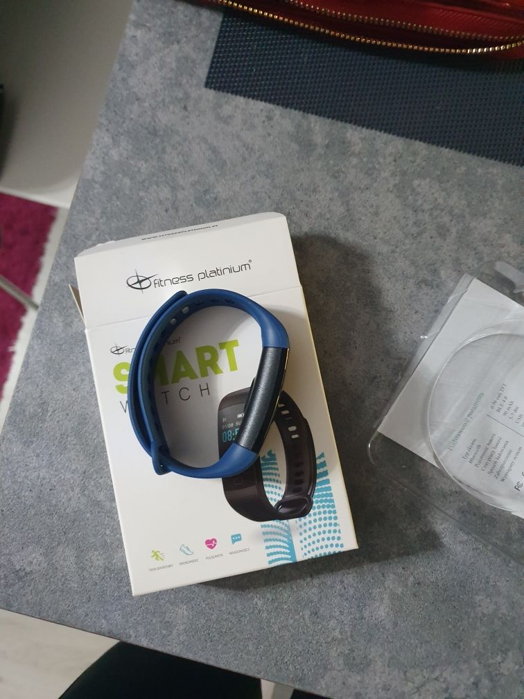 Zegarek do pomiaru tętna smart watch fitness platinium