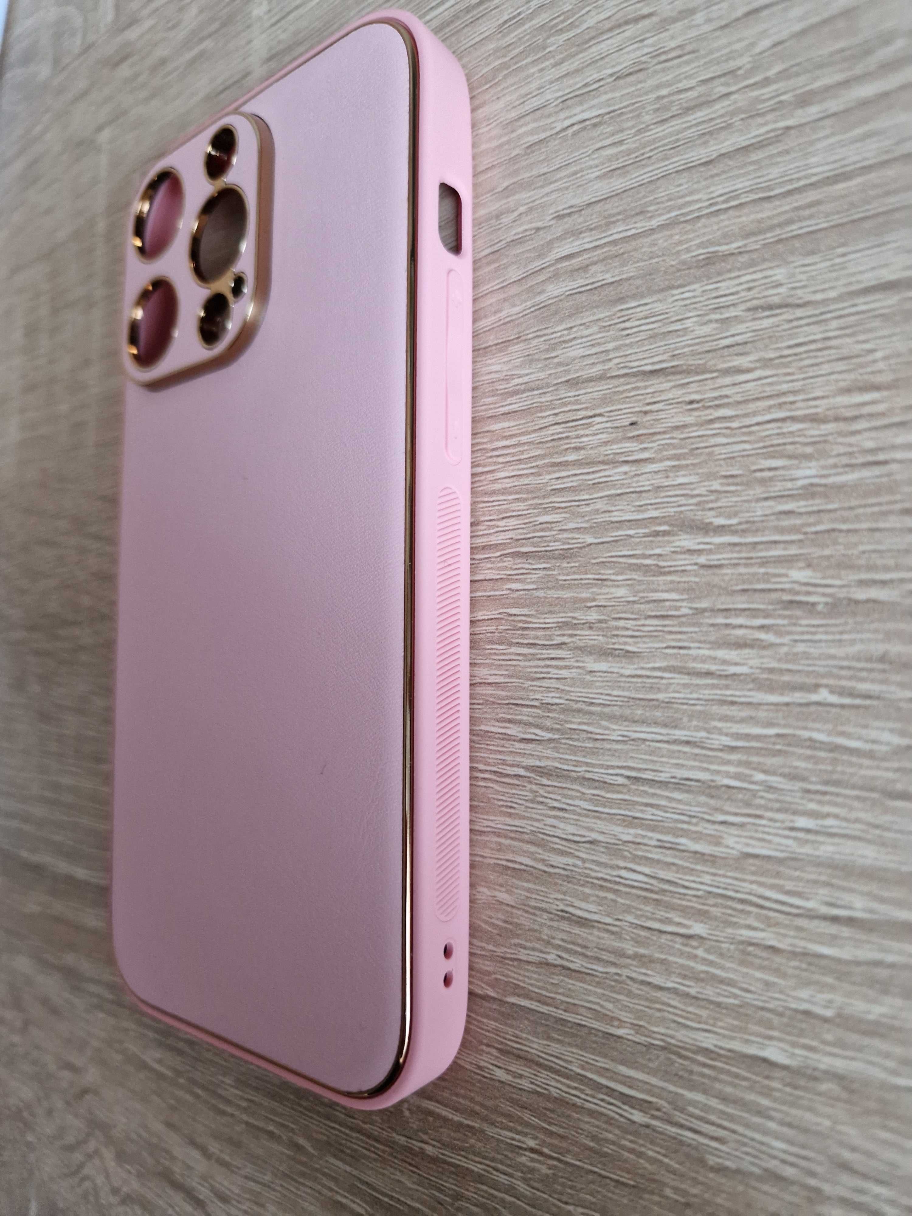 Etui TEL PROTECT Luxury do Iphone 14 Pro Jasnoróżowy