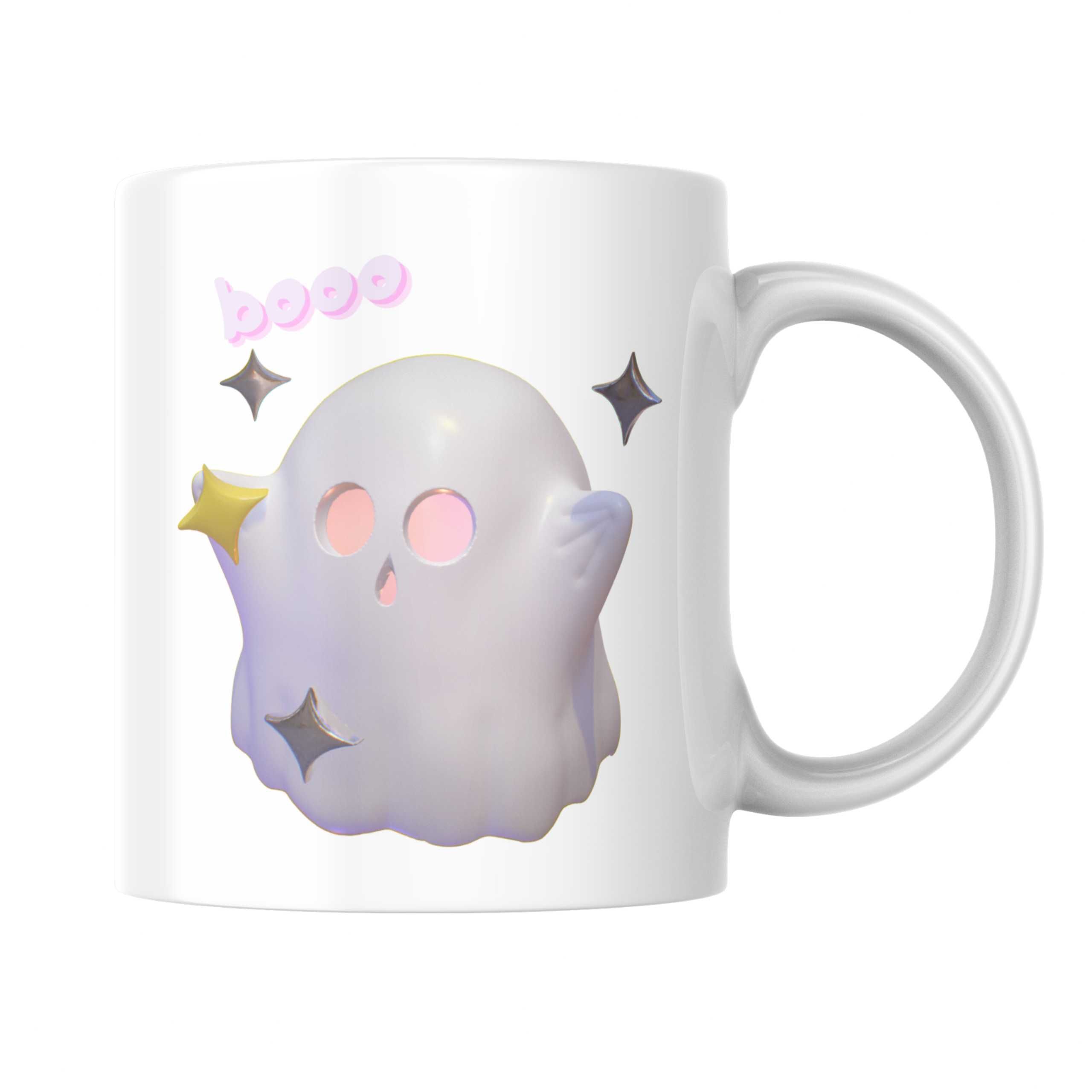 Kubek Halloween prezent jesień duch uroczy