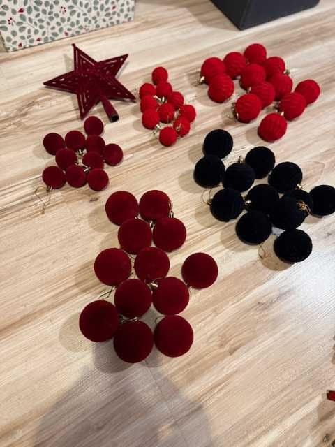 Bombki na choinkę - komplet