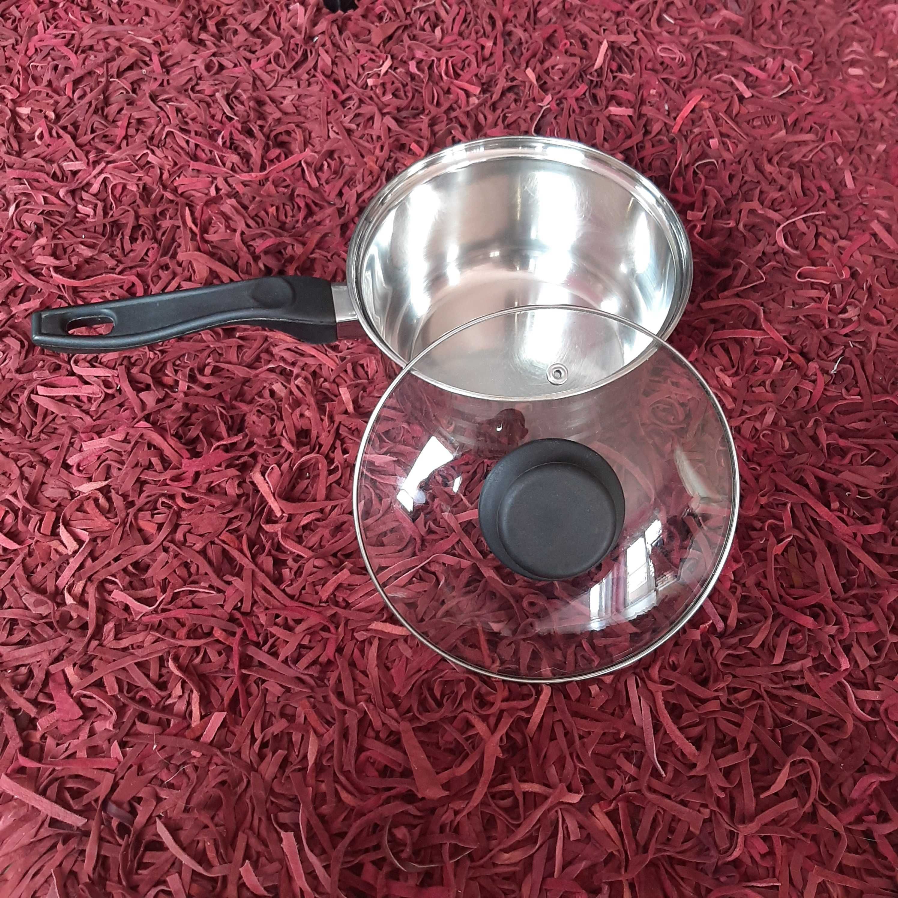 Caçarola San Ignacio em Aço Inoxidável com Tampa (16x7.5cm) 1.5L
