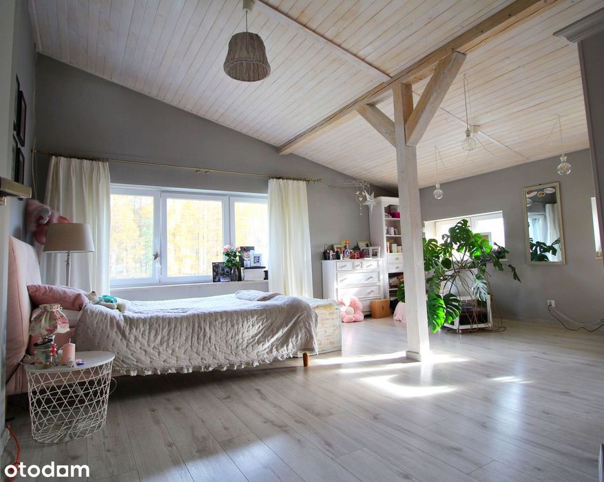 Wyposażony dom gotowy do wejścia. 6 pokoi. Duży zagospodarowany ogród